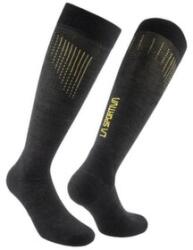 La Sportiva WOOL THERMO SOCKS Șosete pentru genunchi Black/Yellow 44-46 EU