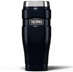 Thermos Stainless King rozsdamentes acél termobögre kék 470 ml - hermetikusan záródó, mosogatógépben mosható, 7 óra meleg és 18 óra hideg