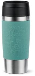 emsa N20210 Travel Mug Classic Termosz 0, 36 liter Petrol Kék Rozsdamentes Acél 360° Ivónyílás Szivárgásmentes Mosogatógépben Mosható (N20210)