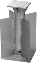 Schneider Universal Földhorgony Napernyőkhöz 897-50 - Beásható vagy Betonozható, 8, 4 kg, Ezüstszürke (897-50)