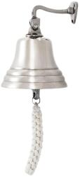 Assorted Collections Falra Szerelhető Kézi Csengő Bárhoz és Kocsmához, Nautikus Dekoráció, Ezüst, Éles Hangzás, Karácsonyra és Rendezvényekr