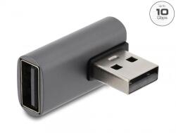 Delock Adaptor USB-A 10 Gbps 60W unghi 90 grade T-M Aluminiu, Delock 67428 (67428)