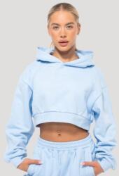 GymBeam Hanorac pentru femei Cropped Mochi Blue S