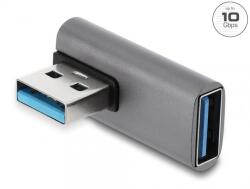 Delock Adaptor USB-A 10 Gbps 60W unghi 90 grade T-M Aluminiu, Delock 67429 (67429)