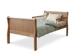  NOBLE Toddler Bed tömör fa leesésgátlós gyerekágy 70x140 - dió (10000022286)