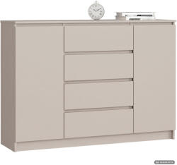 AKORD CLP K140 Komód Laminált Lap Kasmír Matt (AKO-KOMMK1404SZ2DKASPK)