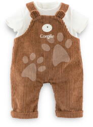 Corolle Kantáros nadrág trikóval játékbabának Bear Overalls & T-Shirt Little Explorer Mon Grand Poupon Corolle 36 cm játékbabának 24 hó-tól (CO141980)