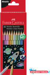 Faber-Castell Színes ceruza készlet hatszögletű metál Faber-Castell 10klf. szín (ORI_68108)