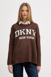 DKNY női pulóver - barna S - answear - 44 990 Ft