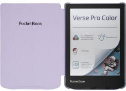 PocketBook e-book tok - PB619, PB629, PB634 Shell transparent strap gyári Tok lila (SH-TR-634-LPL-WW) - pixel