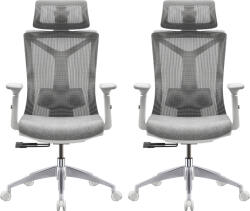 LTC 2PACK Irodai szék ELEGANCE GREY szürke (2 db)