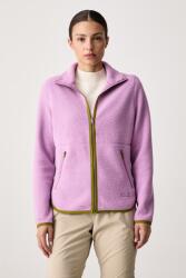 Jack Wolfskin cipzáras melegítőfelső női polár Lite Curl - lila L