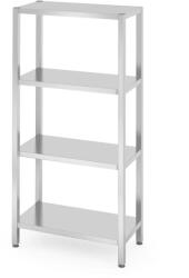 Hendi Raft de depozitare din inox HENDI Kitchen Line cu 4 polițe, cu șuruburi, 800 × 400 mm Raft
