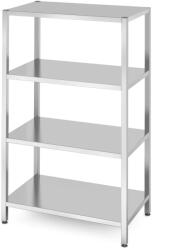 Hendi Raft de depozitare din inox HENDI Kitchen Line cu 4 polițe, cu șuruburi, 1000 × 600 mm Raft