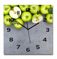 TULUP Üveg falióra, nagy Zöld alma 60x60 (pl_zsk_60x60_f_177833879)