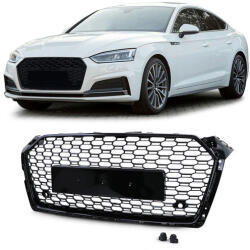  AUDI A5 F5 2016-2020 lakkozott fekete RS stílusú hűtőrács (1-2 apró karc)