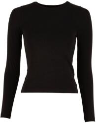 Build Your Brand Tricou damă cu mânecă lungă Ultra Slim - Neagră | M (BY446-1000414633)