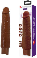 Pdx Extreme Pretty Love Vibrátor Realisztikus, 10 mód, USB újratölthető 25 cm barna