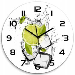TULUP Üveg nagy lógó óra lime jéggel fi 60cm (pl_zso_60_f_50499693)