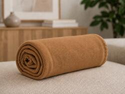  Patura fleece FLEORA, maro inchis Dimensiune: 180 x 200 cm Patura