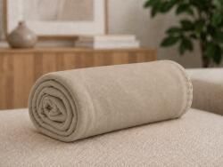  Patura din fleece FLEORA, maro deschis Dimensiune: 150 x 200 cm Patura
