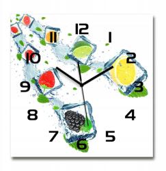 TULUP Nagy üveg falióra Gyümölcsök kockákban 60x60 (pl_zsk_60x60_f_97865731)