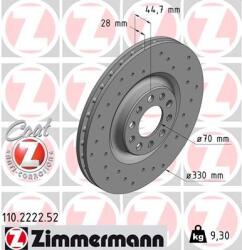 ZIMMERMANN Disc frana ZIMMERMANN 110.2222. 52 (110.2222.52)