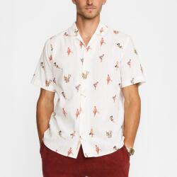 Revolution Short-Sleeved Cuban Shirt - Pin-Up - S