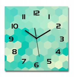 TULUP Nagy üveg falióra Geometrikus háttér 60x60 (pl_zsk_60x60_f_79451289)
