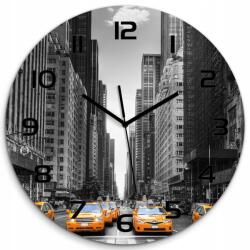 TULUP Függő üveg falióra Taxi New York fi 60 cm (pl_zso_60_f_44846834)
