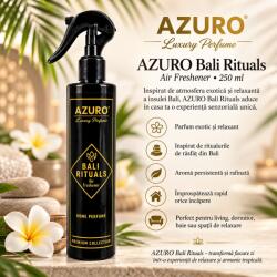 Azuro Odorizant Cameră Azuro Bali Rituals Air Freshener, Parfum Ambiental Exotic și Elegant, 250 ml