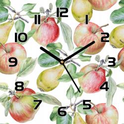 Coloray Üveg falióra Alma és körte 30x30 cm (pl-zsk-30x30-TO-36)