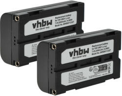 VHBW Videokamera 2x Akkumulátor Hitachi VM-BPL13, M-BPL30, VM-BPL13J, VM-BPL13A helyett - 2000 mAh 7.4 V Li-Ion (889010378)