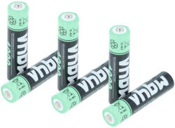 VHBW AAA 6x Akkumulátor Philips, Swisscom, Grundig, Sennheiser, Gigaset, NUK, Panasonic, Funkwerk, METZ, Logitech készülékekhez (889008692)