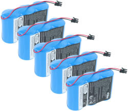 VHBW Ipari robot 5x akkumulátor helyettesíti ABB 3HAB 9999-1, 3HAB9999-1, 1SAP180300R0001 - 17000 mAh 10.8 V Li-SOCl2 (889008867)