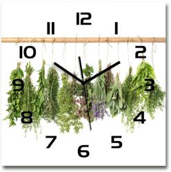 TULUP Nagy üveg falióra Gyógynövények zsinóron 60x60 (pl_zsk_60x60_f_55097850)