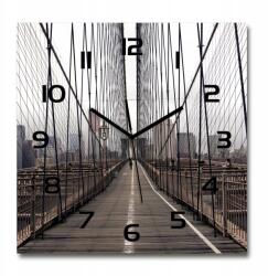 TULUP Nagy üveg falióra Brooklyn híd 60x60 (pl_zsk_60x60_f_24812504)
