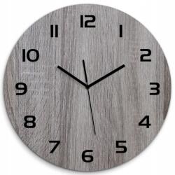 TULUP Nagy kerek üveg falióra Fa fi 60 cm (pl_zso_60_f_136849989)
