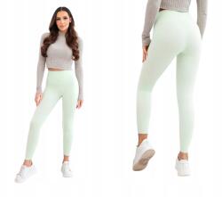 Kesi Menta színű, magas derekú női modellező leggings, XL-es (5907302011688)