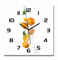 TULUP Modern üveg falióra Narancs és víz 60x60cm (pl_zsk_60x60_f_63072139)