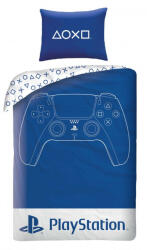 PlayStation Blue ágyneműhuzat 140×200cm, 70x90 cm microfibre (HAX618484) - ostore
