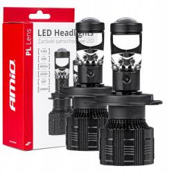 AMiO LED-es autó izzók Pl sorozat Lens H4 lencse 6000K Canbus AMIO-03667