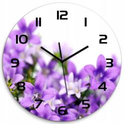 TULUP Modern üveg falióra Lila csengő fi 60cm (pl_zso_60_f_61481460)