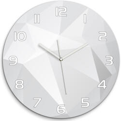 TULUP Üveg falióra, nagy, absztrakt háttér, 60 cm átmérő (pl_zso_60_f_80609627)