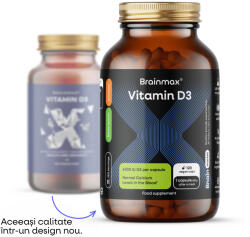 BrainMax Vitamina D3, 5000 UI, 120 capsule vegetale