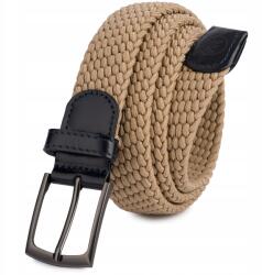 Arucce Bézs fonott, Casual , férfi Öv , rugalmas, 120-as méret, prémium (AMB-318)