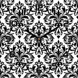 Coloray Csendes üvegóra Fekete-fehér lándzsák 30x30 cm (pl-zsk-30x30-TD-126)