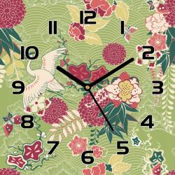Coloray Csendes óra üvegen Falusi állat- és növényvilág 30x30cm (pl-zsk-30x30-TD-227)
