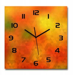 TULUP Csendes üveg falióra Absztrakt háromszögek 60x60 cm (pl_zsk_60x60_f_86895564)