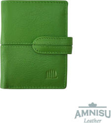 Giorgio Carelli Zöld patentos álló bőr igazolványtartó 513387048